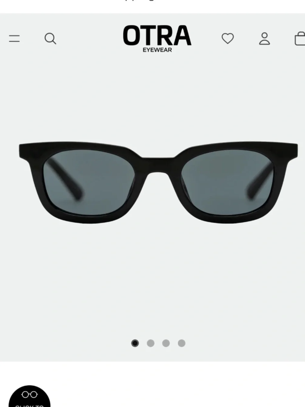 NWT OTRA Eyewear Nia Black Classic Wayfarer Sunglasses